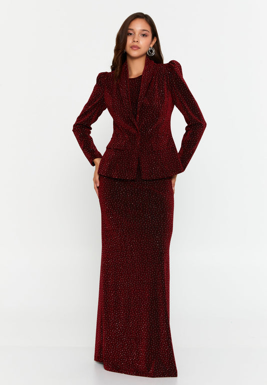 Long Sleeve Lycra Solid Color Regular Two-Piece Outfit Unit Price: €90