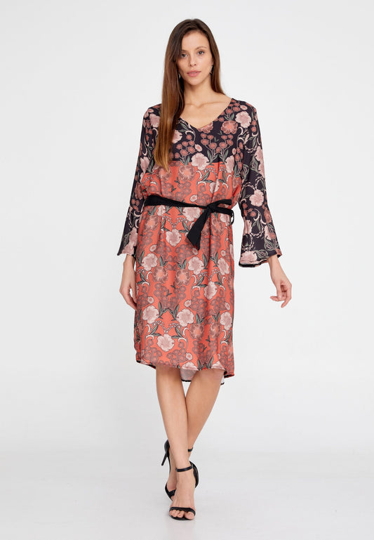 Long Sleeve Mini Satin Column Regular Casual Dress Unit Price: €24