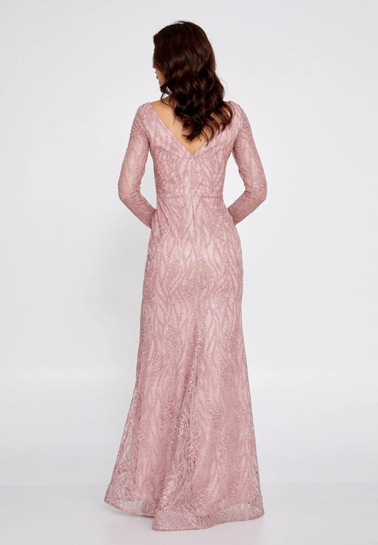 Long Sleeve Maxi Lace Mermaid Regular Wedding Guest Dress Unit Price: €52