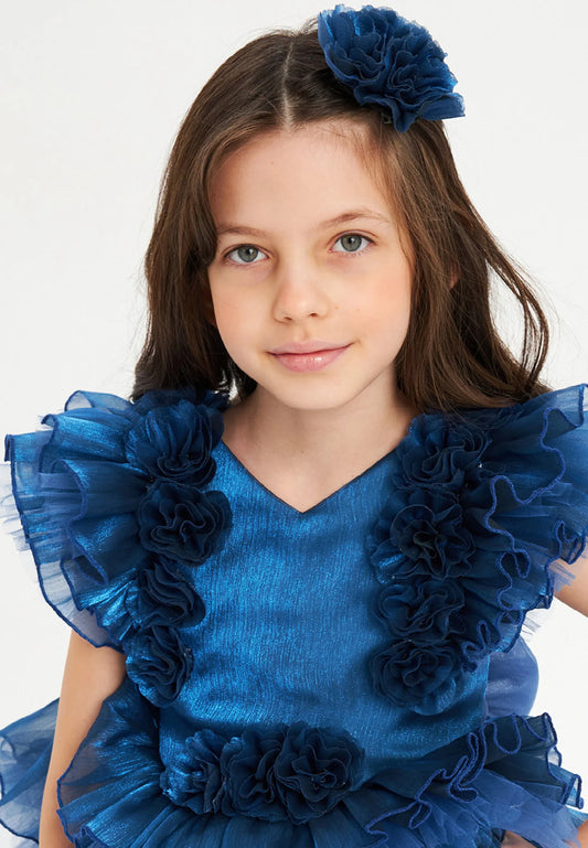 Baby Girl Sleeveless Tulle Solid Color A - Line 3 - 7 Ages Special Occasion Dress Unit Price: €27