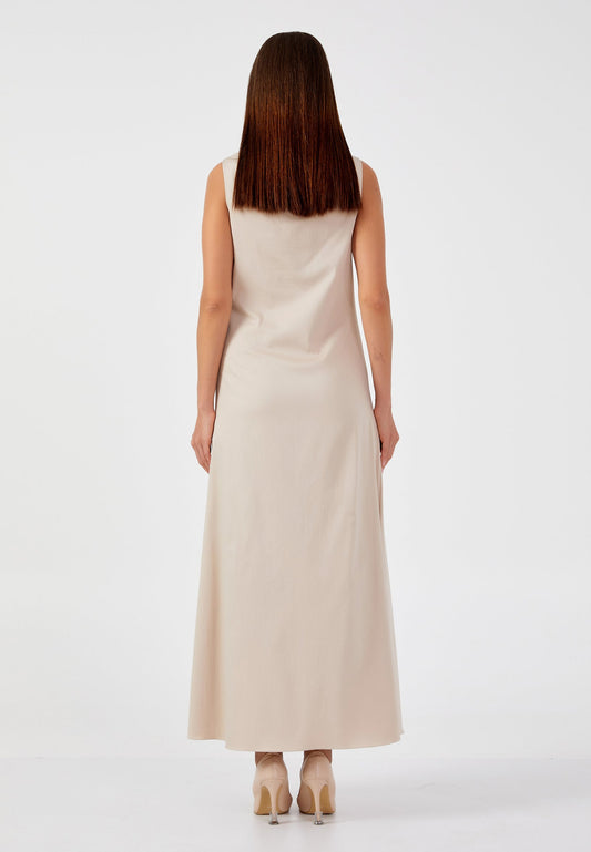 Sleeveless Maxi Polyester Column Regular Casual Dress Unit Price: €23