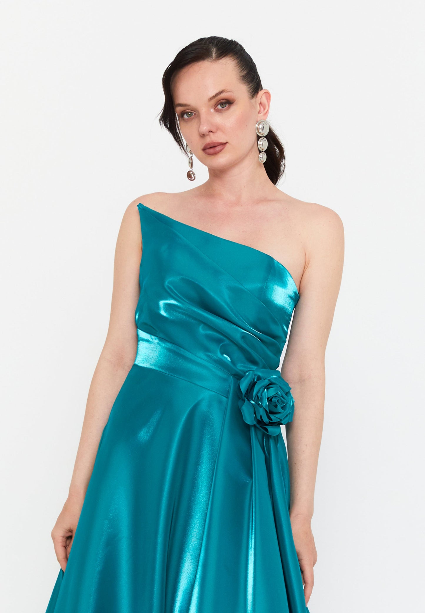 Strapless Maxi Polyester Column Regular Wedding Guest Dress Unit Price: €78