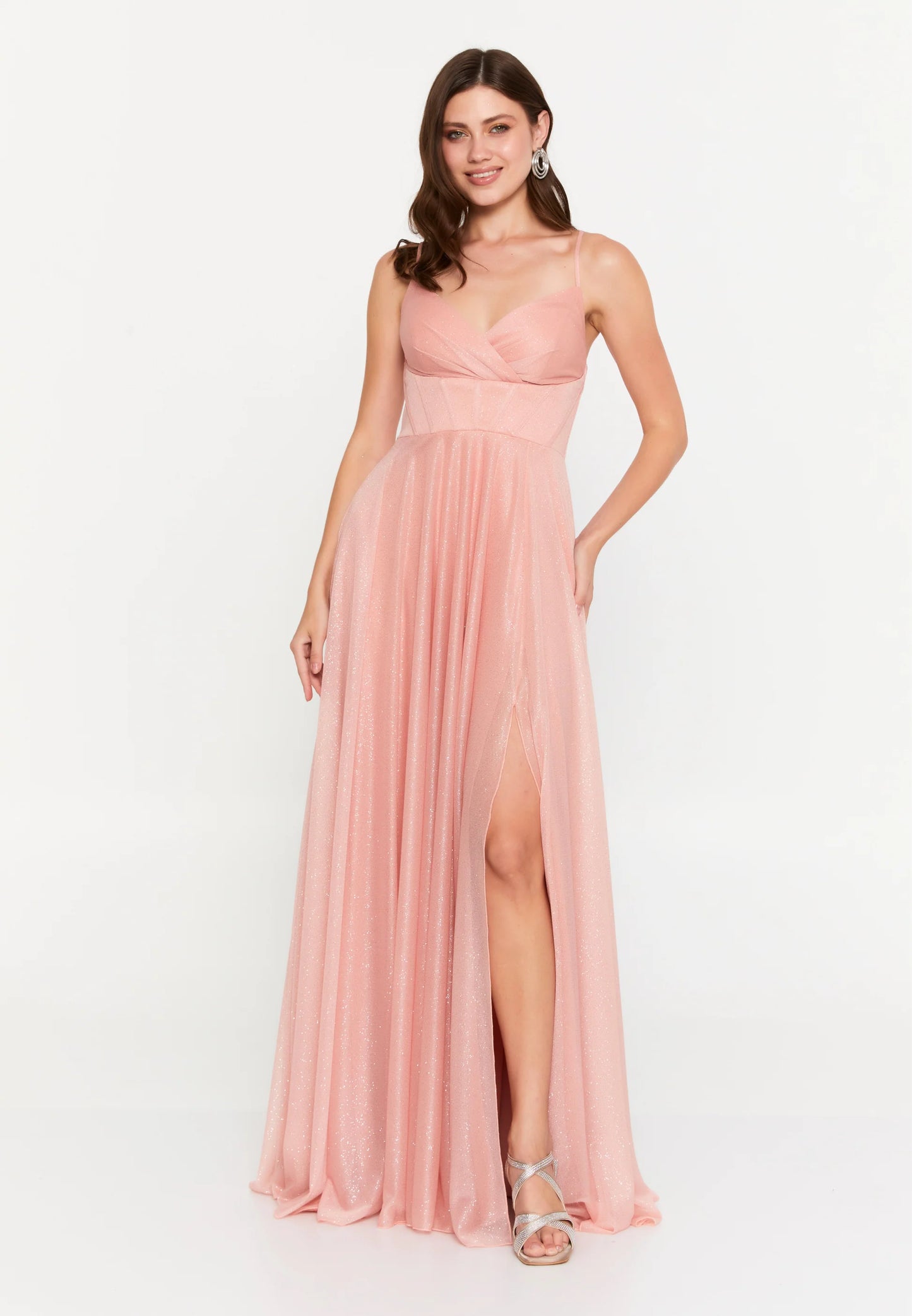Sleeveless Maxi Chiffon Column Regular Evening Dress Unit Price: €80