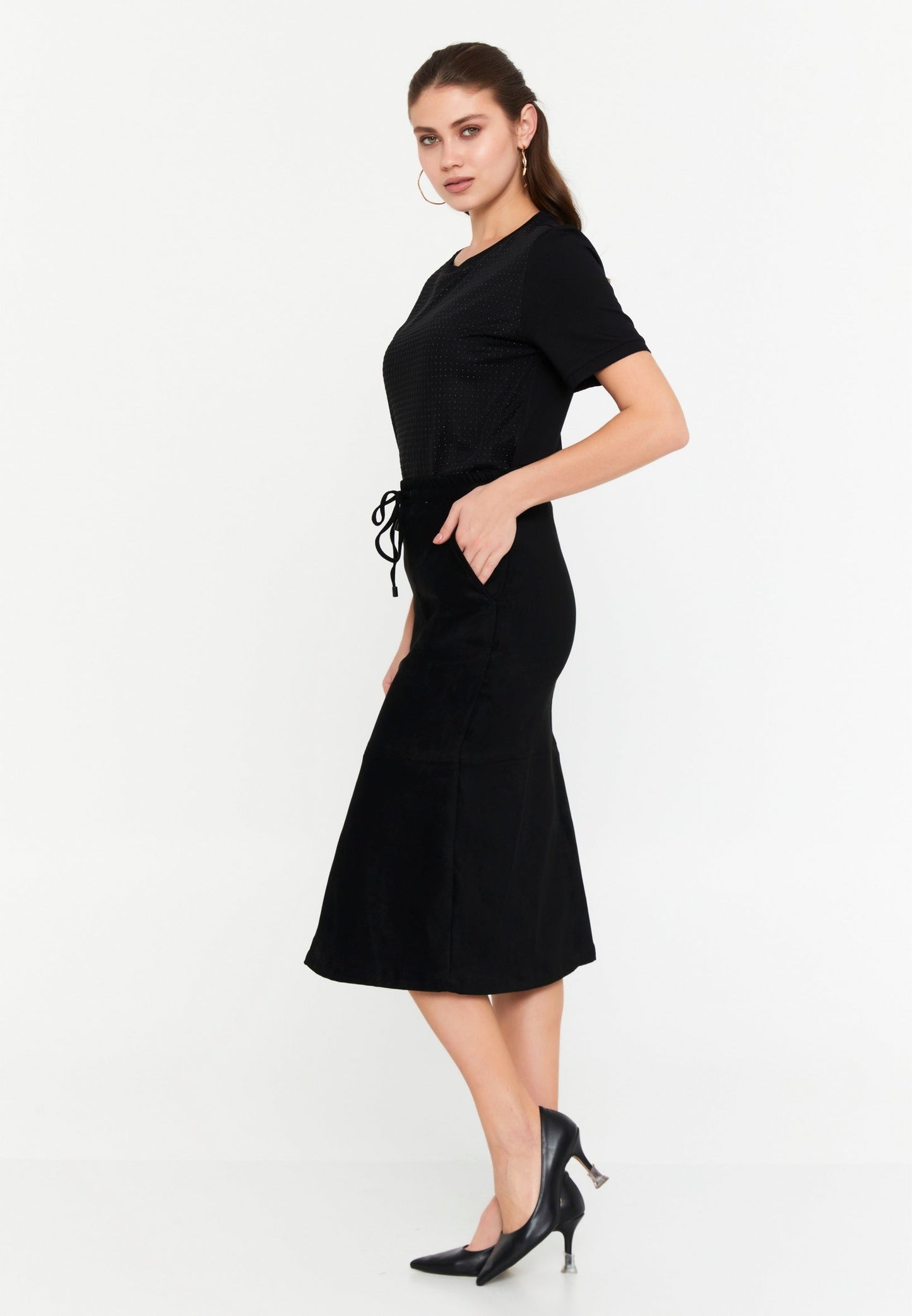 Midi Solid Color Regular Skirt Unit Price: €21