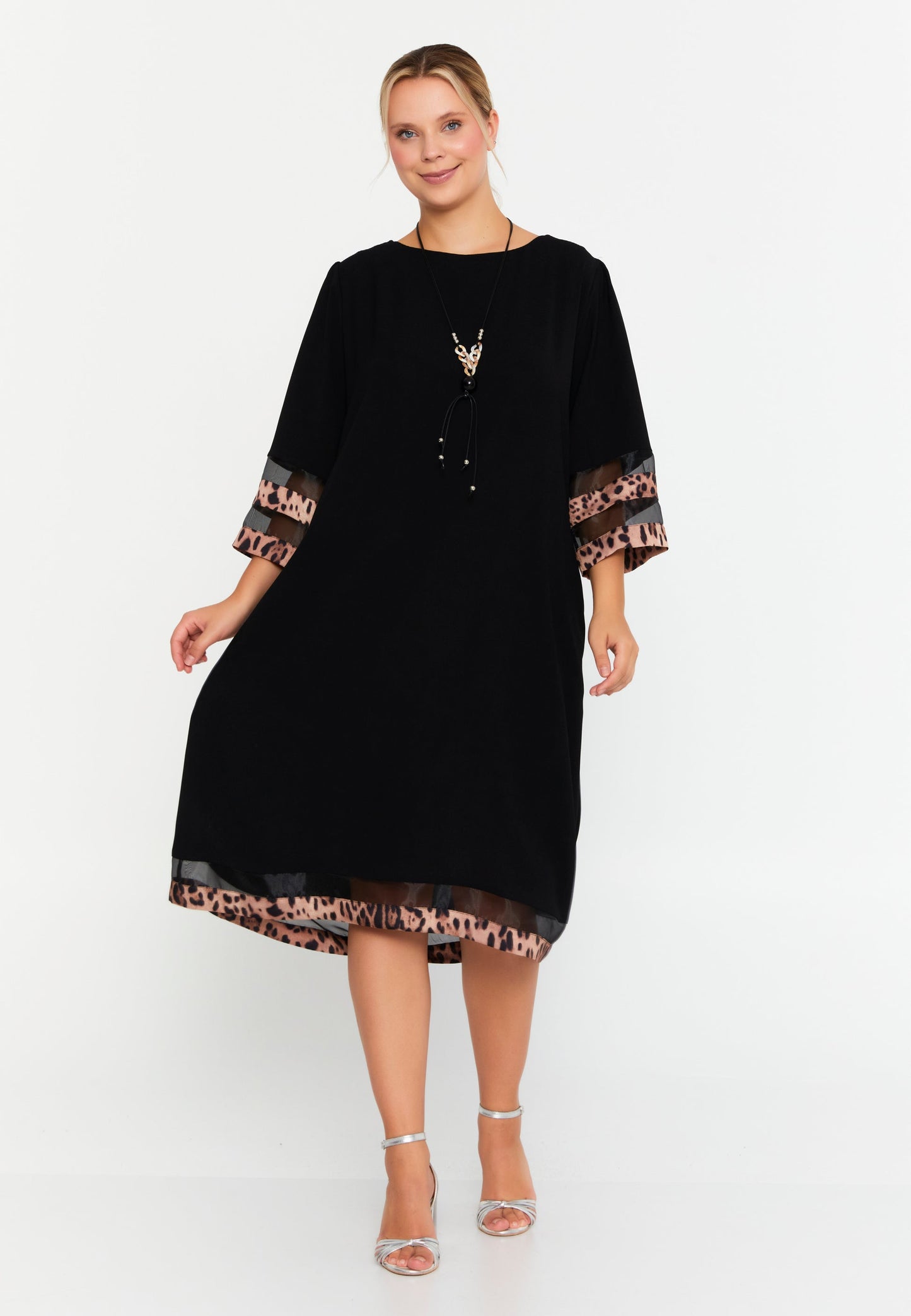 Mid-Length Midi Viscose Column Plus Size Casual Dress Unit Price: €23