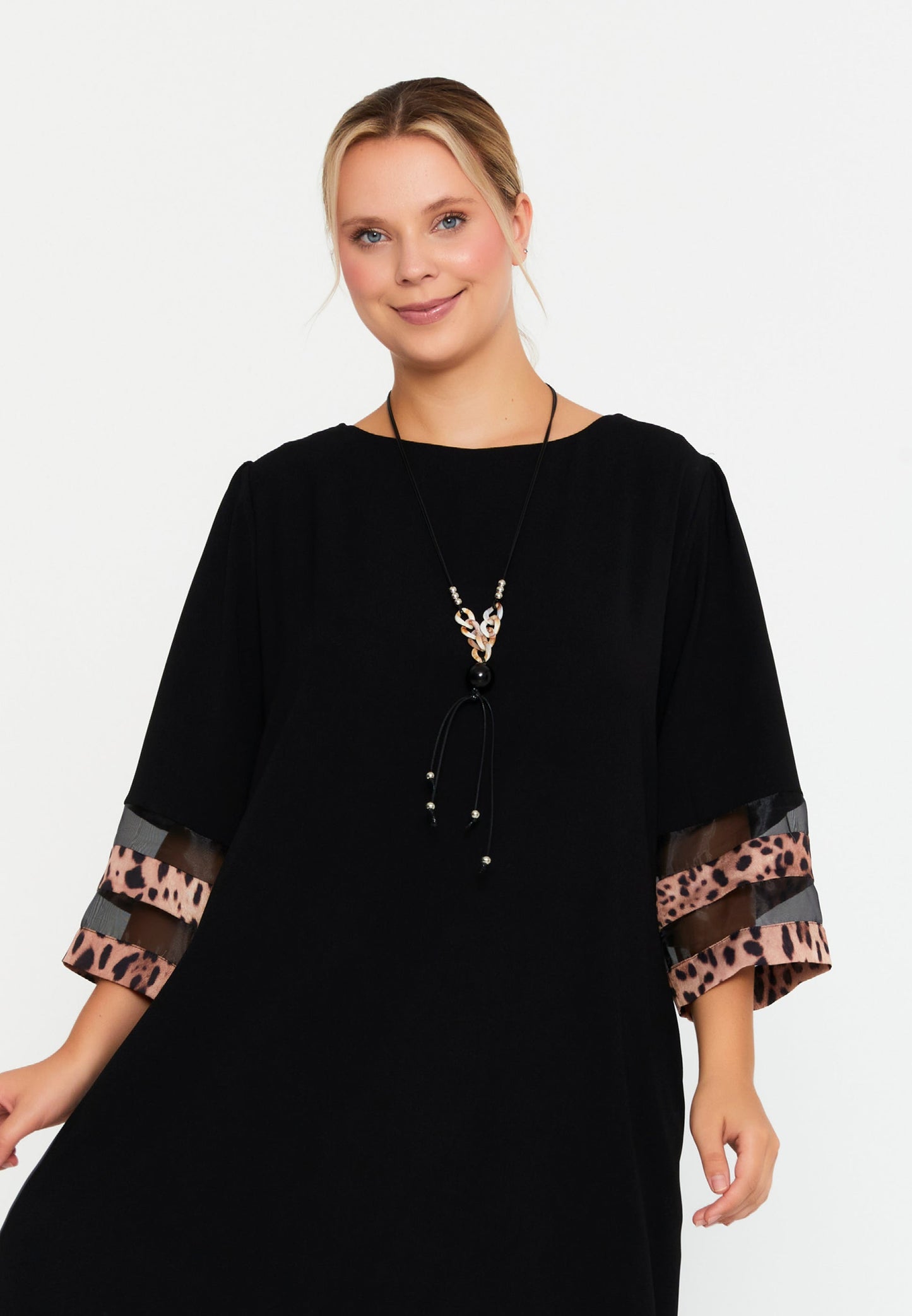 Mid-Length Midi Viscose Column Plus Size Casual Dress Unit Price: €23