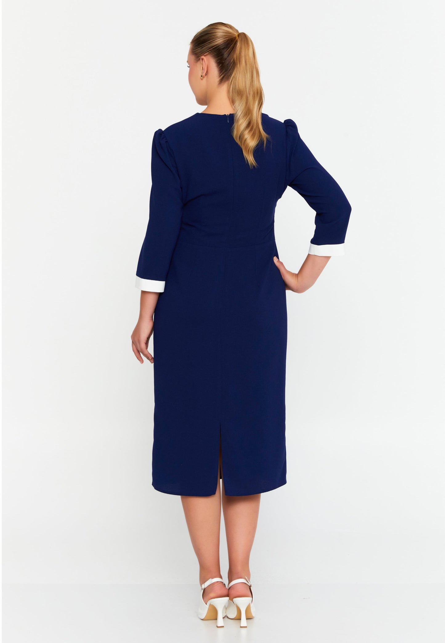 Mid-Length Midi Viscose Column Plus Size Casual Dress Unit Price: €47