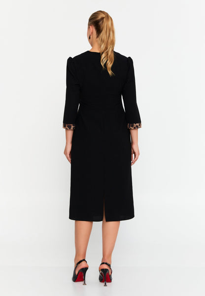 Mid-Length Midi Viscose Column Plus Size Casual Dress Unit Price: €47