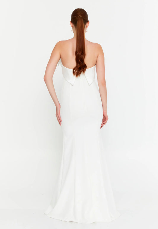 Strapless Maxi Viscose Mermaid Regular Wedding Guest Dress Unit Price: €50