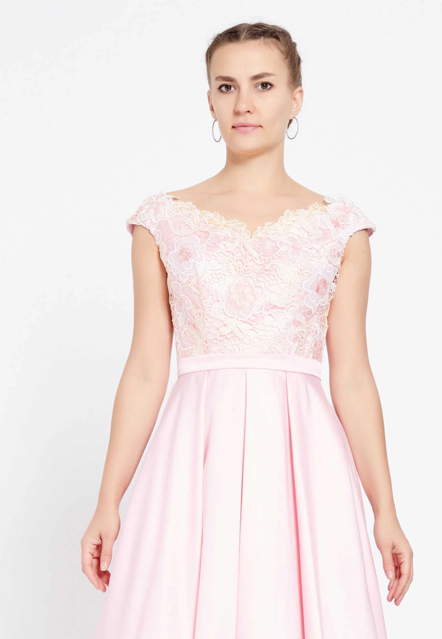 Sleeveless Maxi Satin A - Line Regular Prom Dress Unit Price: €32