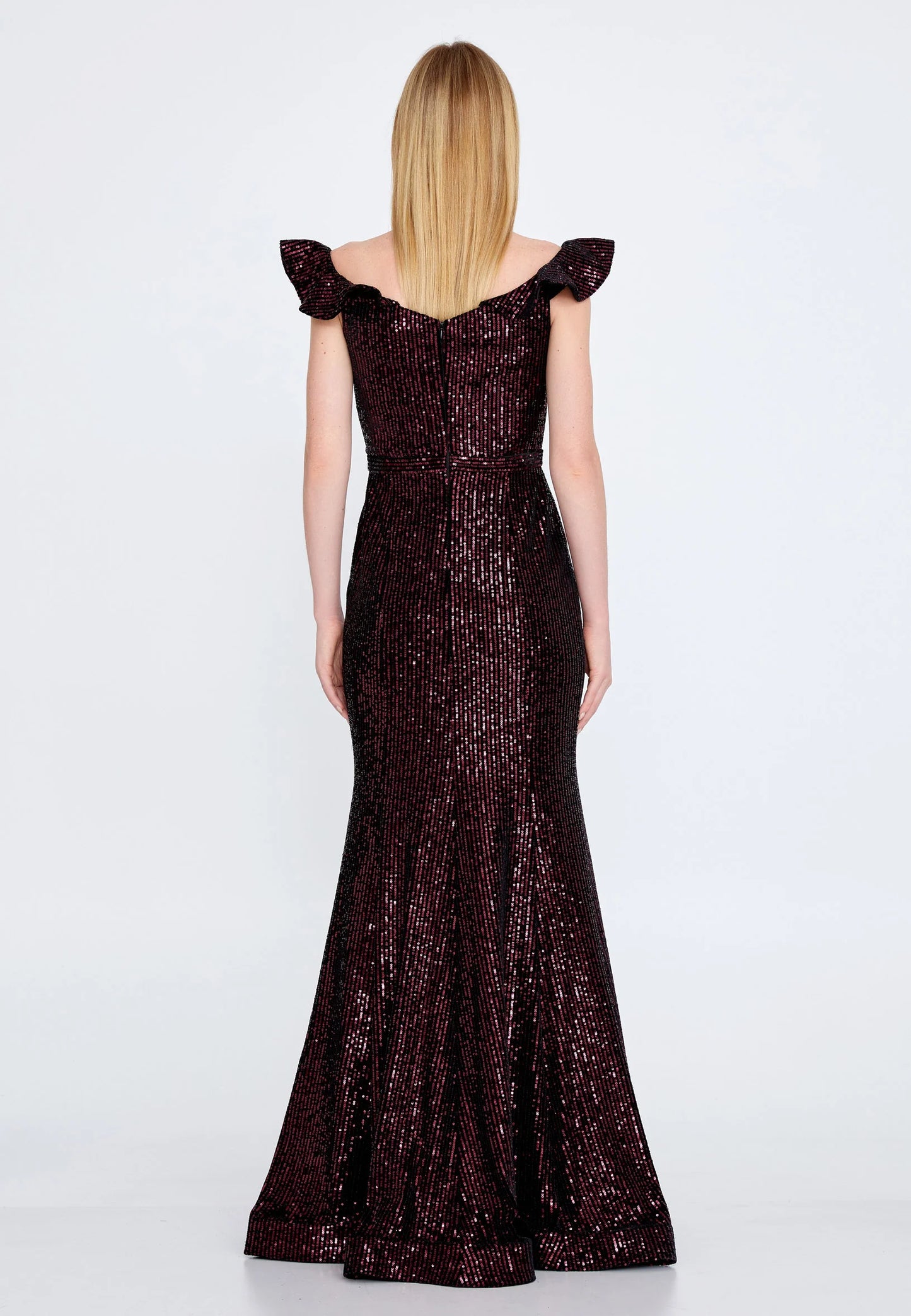 Off Shoulder Maxi Sequin Mermaid Regular Prom Dress Unit Price: €35