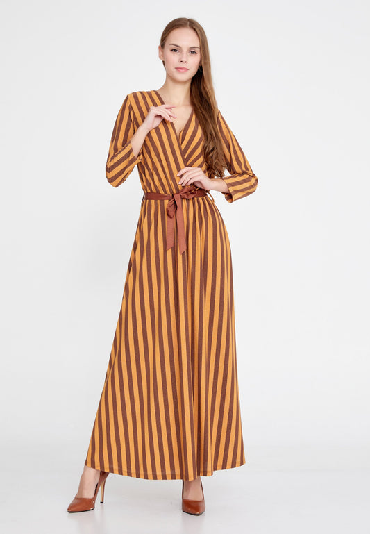Long Sleeve Maxi Lycra Column Regular Casual Dress Unit Price: €22