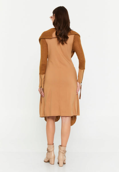 Long Sleeve Midi Lana Wool Column Regular Casual Dress Unit Price: €15