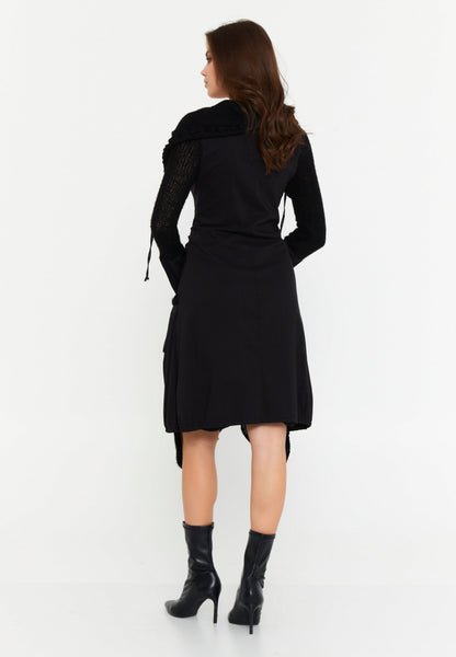Long Sleeve Midi Lana Wool Column Regular Casual Dress Unit Price: €15