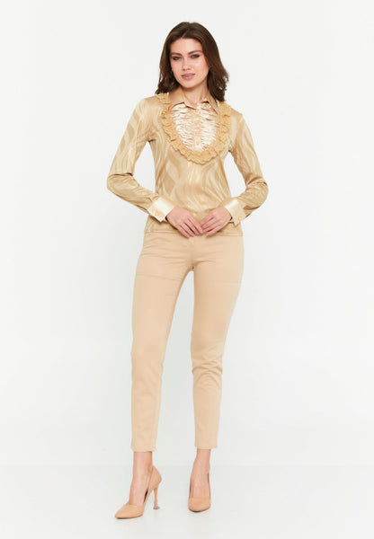 Long Sleeve Solid Color Regular Blouse Unit Price: €12