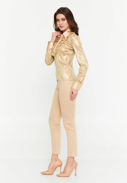 Long Sleeve Solid Color Regular Blouse Unit Price: €12
