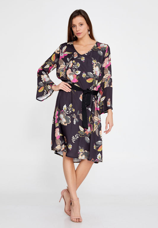 Long Sleeve Mini Satin Column Regular Casual Dress Unit Price: €24
