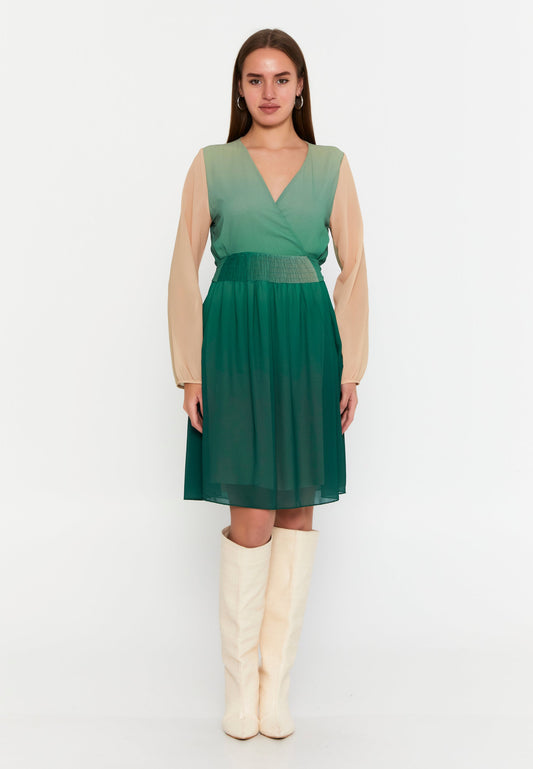 Long Sleeve Mini Chiffon Column Regular Casual Dress Unit Price: €27