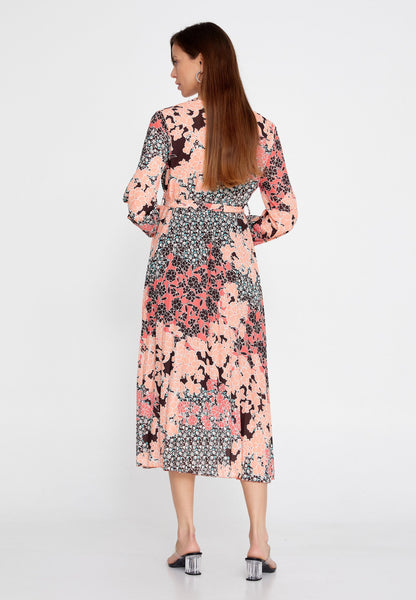 Long Sleeve Midi Crepe Column Regular Casual Dress Unit Price: €24