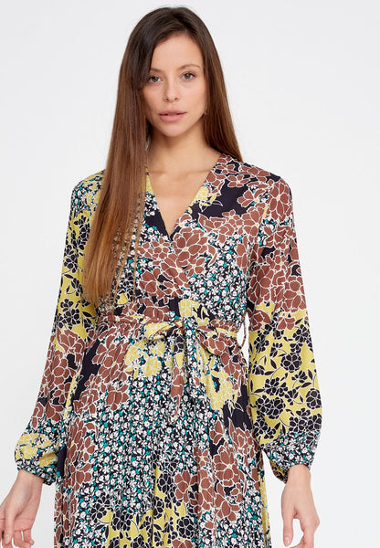 Long Sleeve Midi Crepe Column Regular Casual Dress Unit Price: €24