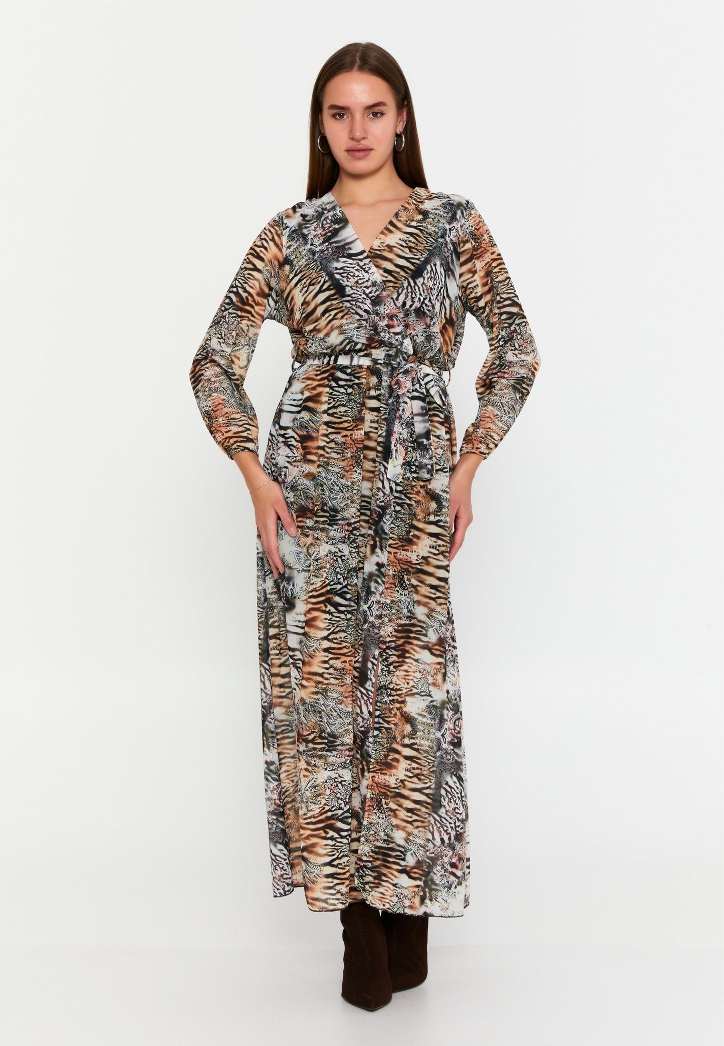 Mid-Length Maxi Chiffon Column Regular Casual Dress Unit Price: €27