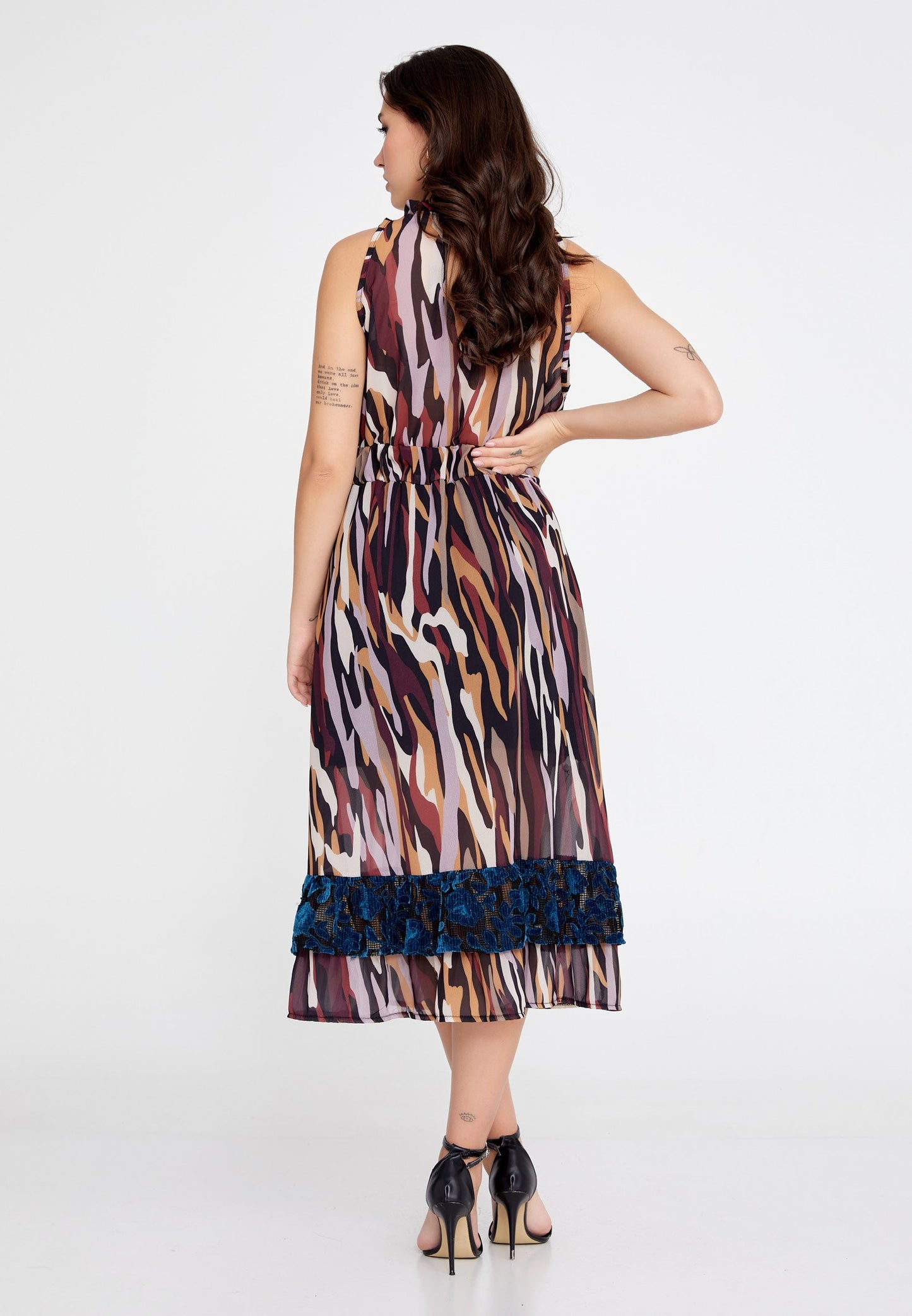 Sleeveless Midi Chiffon Column Regular Casual Dress Unit Price: €27