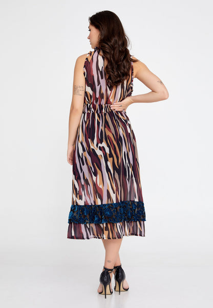 Sleeveless Midi Chiffon Column Regular Casual Dress Unit Price: €27