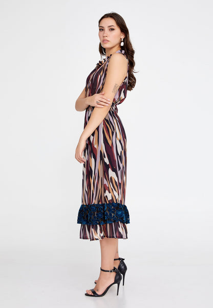 Sleeveless Midi Chiffon Column Regular Casual Dress Unit Price: €27