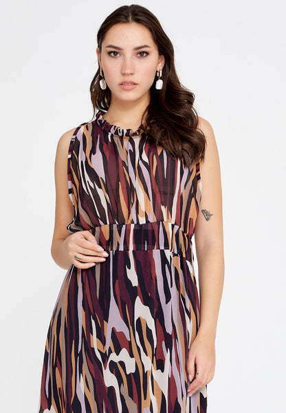 Sleeveless Midi Chiffon Column Regular Casual Dress Unit Price: €27