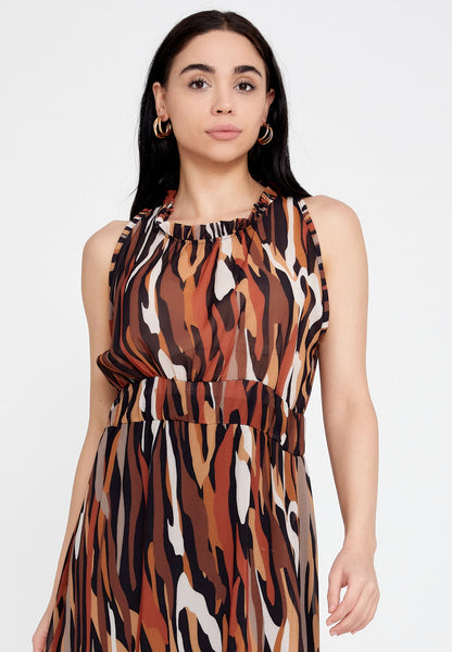 Sleeveless Midi Chiffon Column Regular Casual Dress Unit Price: €27