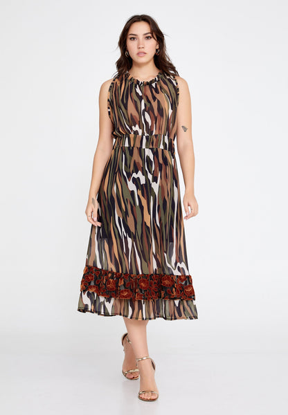 Sleeveless Midi Chiffon Column Regular Casual Dress Unit Price: €27