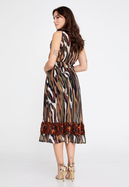 Sleeveless Midi Chiffon Column Regular Casual Dress Unit Price: €27