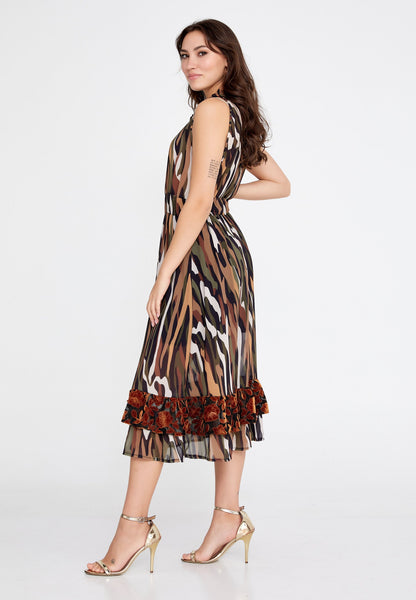 Sleeveless Midi Chiffon Column Regular Casual Dress Unit Price: €27