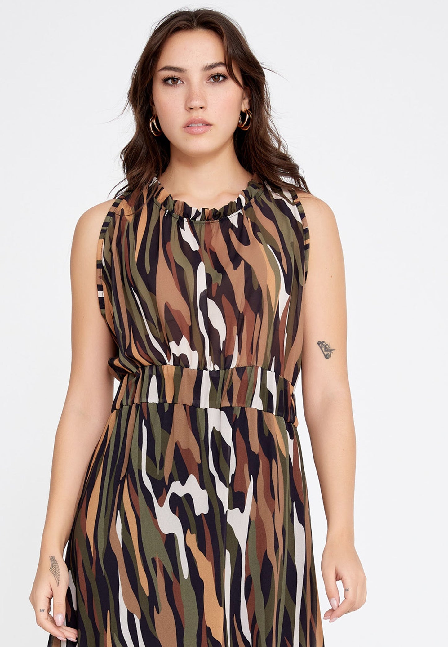 Sleeveless Midi Chiffon Column Regular Casual Dress Unit Price: €27