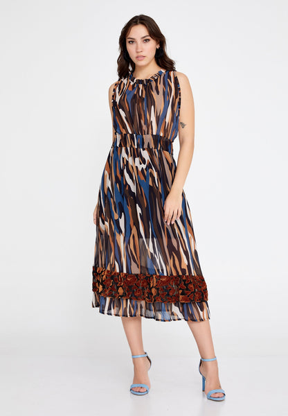 Sleeveless Midi Chiffon Column Regular Casual Dress Unit Price: €27