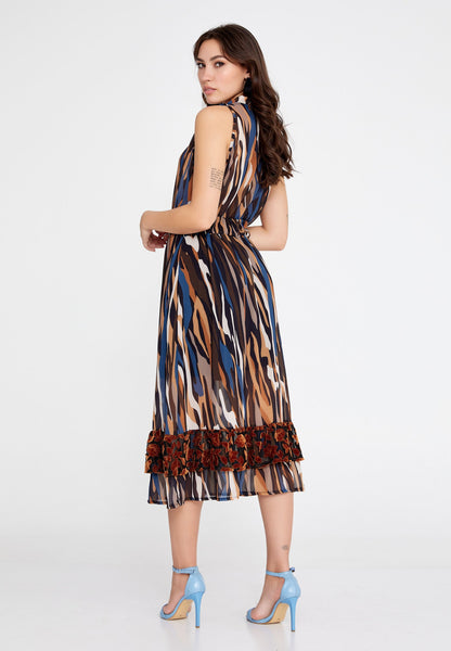 Sleeveless Midi Chiffon Column Regular Casual Dress Unit Price: €27