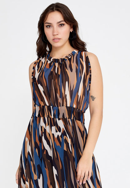 Sleeveless Midi Chiffon Column Regular Casual Dress Unit Price: €27