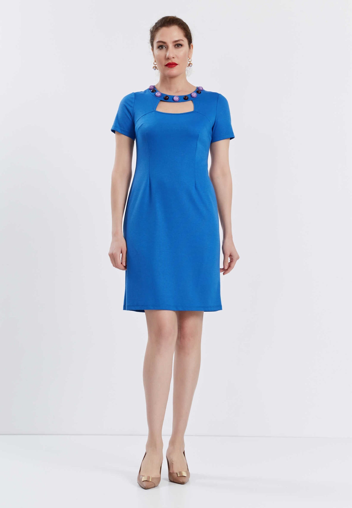 Short Sleeve Mini Crepe Column Regular Casual Dress Unit Price: €13