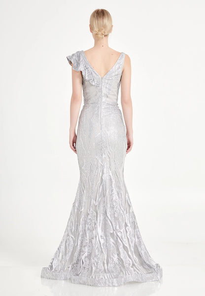 Sleeveless Maxi Tulle Mermaid Regular Wedding Guest Dress Unit Price: €30