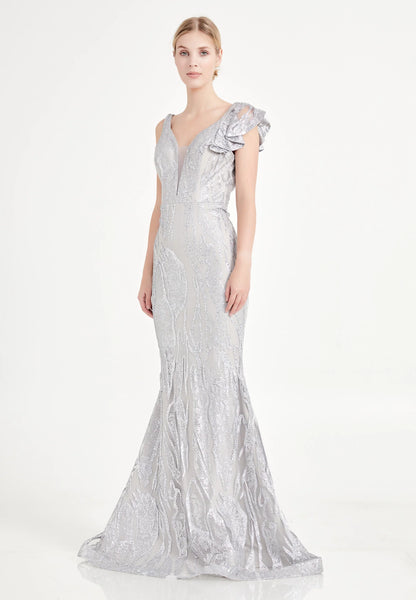 Sleeveless Maxi Tulle Mermaid Regular Wedding Guest Dress Unit Price: €30