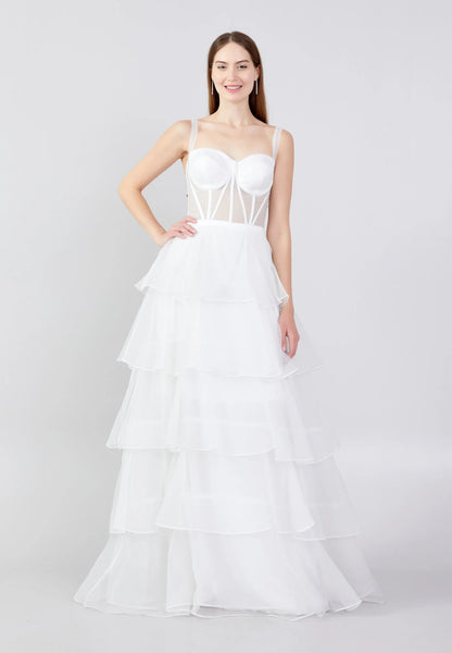 Sleeveless Maxi Tulle A - Line Regular Prom Dress Unit Price: €35