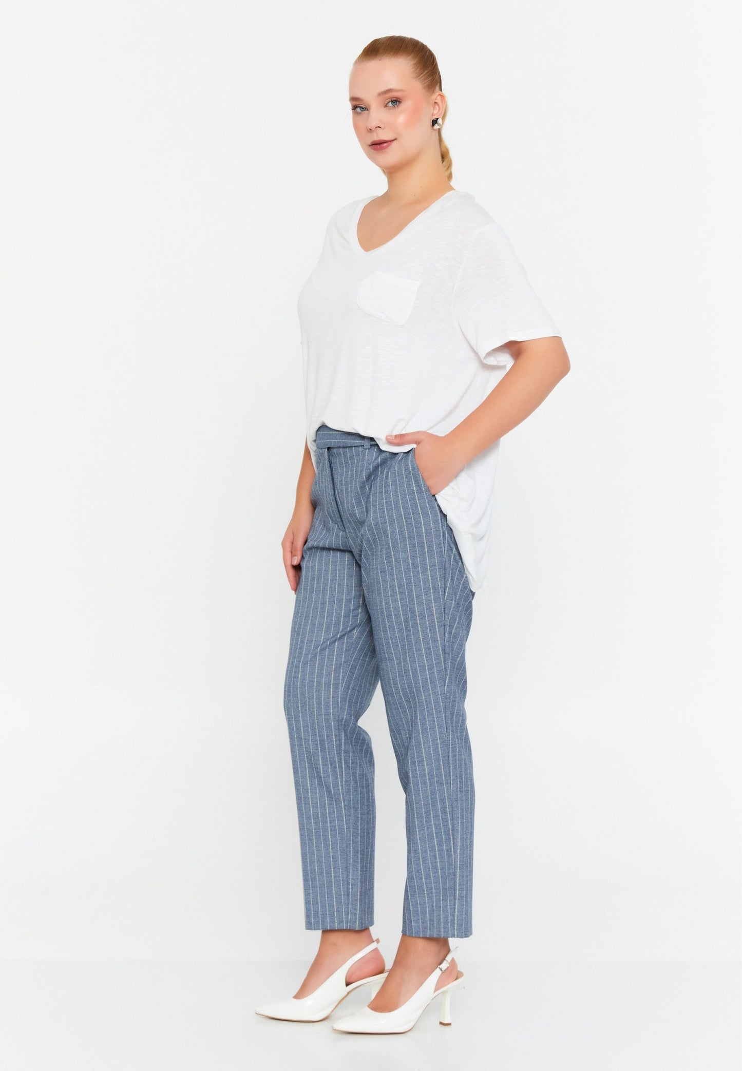 Skinny Fit Plus Size Pants Unit Price: €12