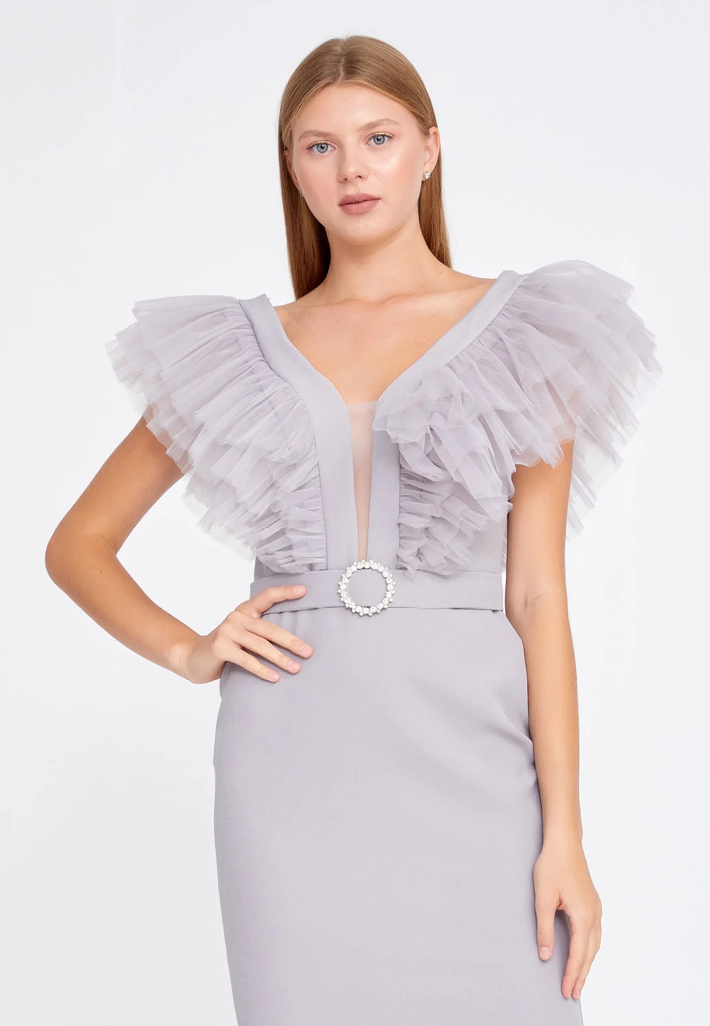 Sleeveless Mini Crepe Column Regular Wedding Guest Dress Unit Price: €35