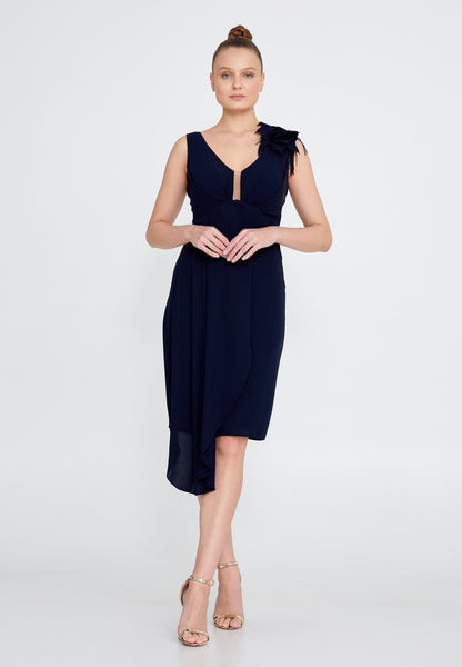 Sleeveless Midi Polyester Column Regular Evening Dress Unit Price: €25