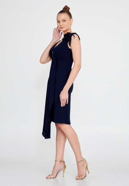 Sleeveless Midi Polyester Column Regular Evening Dress Unit Price: €25