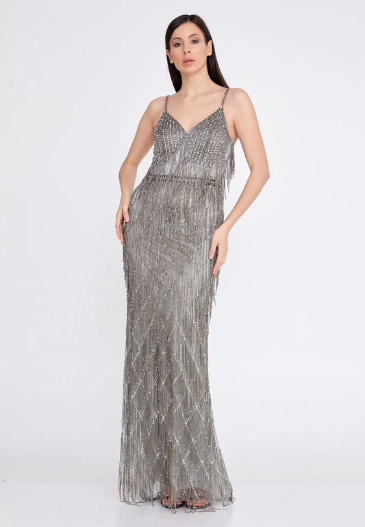 Sleeveless Maxi Sequin Mermaid Regular Prom Dress Unit Price: €165