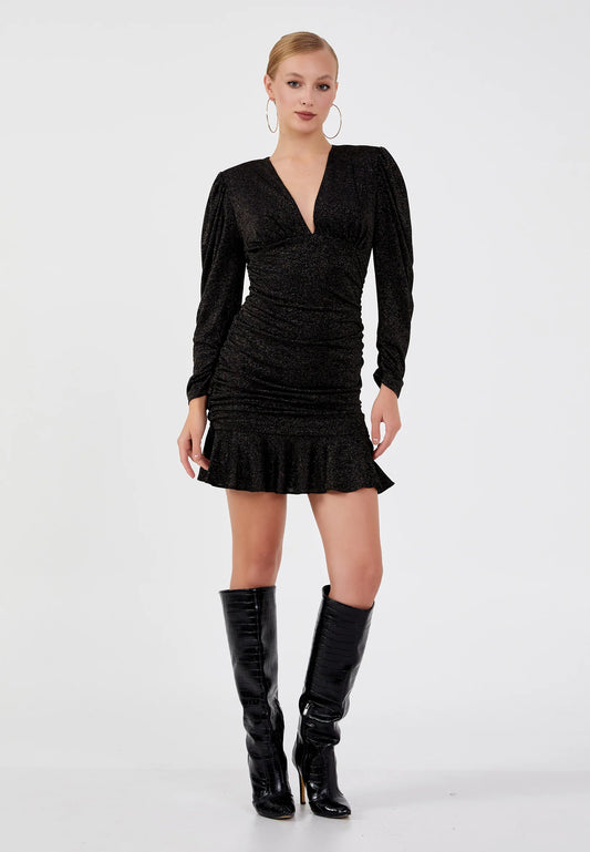 Long Sleeve Mini Lycra Bodycon Regular Evening Dress Unit Price: €25