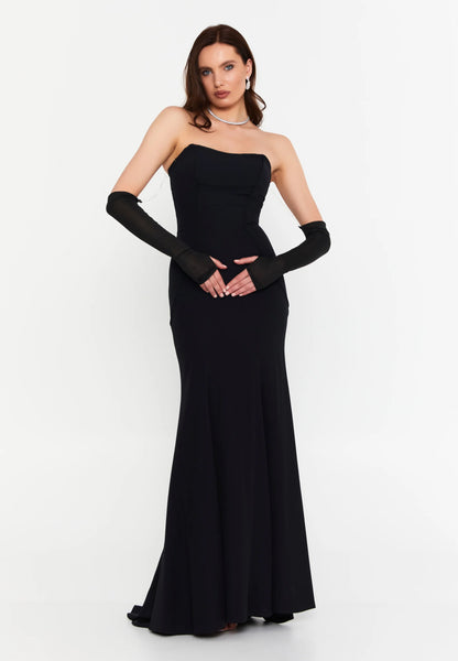 Off Shoulder Maxi Viscose Mermaid Regular Wedding Guest Dress Unit Price: €47