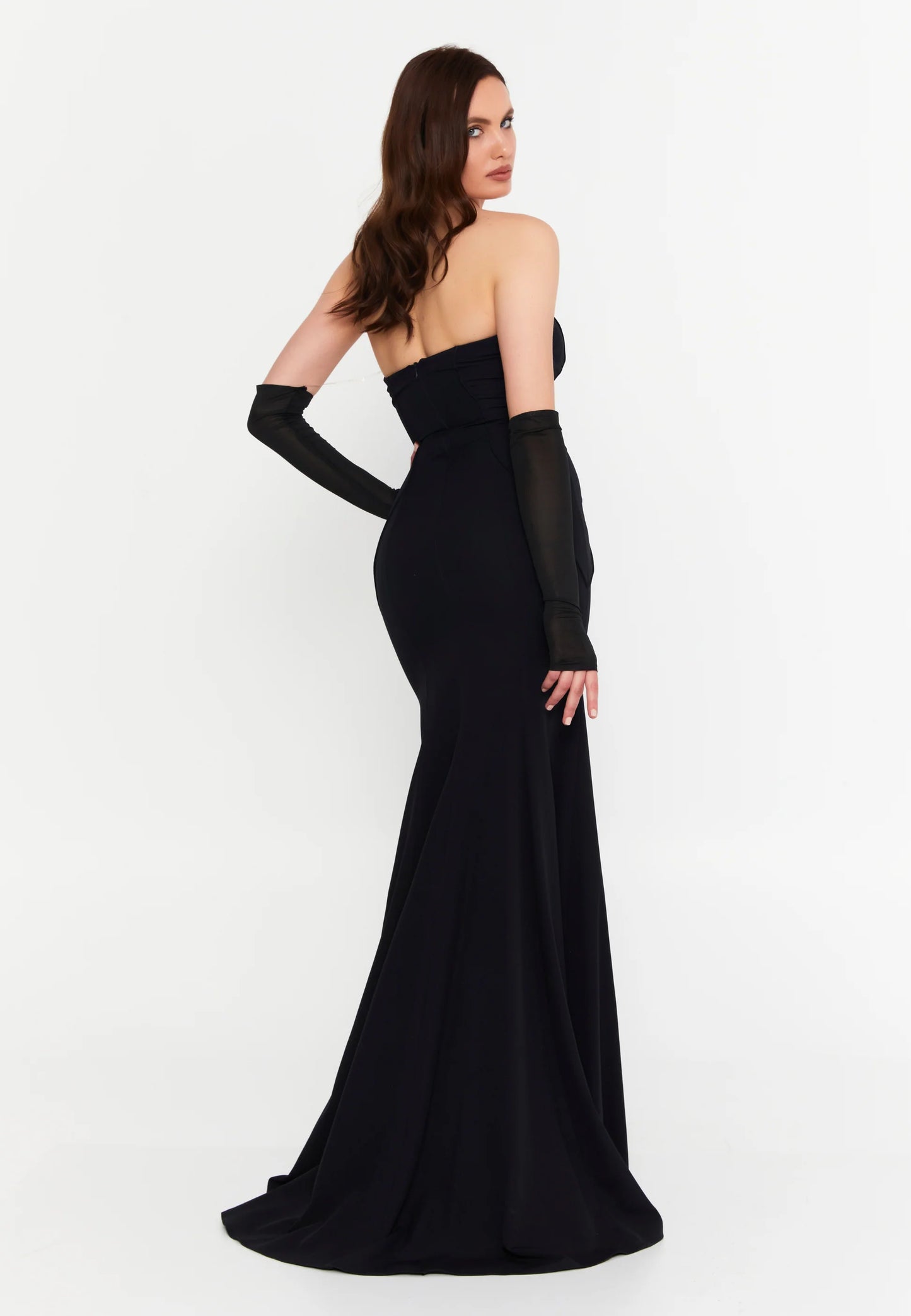 Off Shoulder Maxi Viscose Mermaid Regular Wedding Guest Dress Unit Price: €47