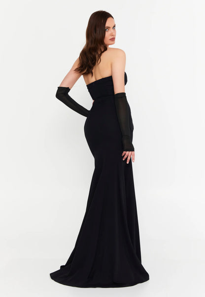 Off Shoulder Maxi Viscose Mermaid Regular Wedding Guest Dress Unit Price: €47